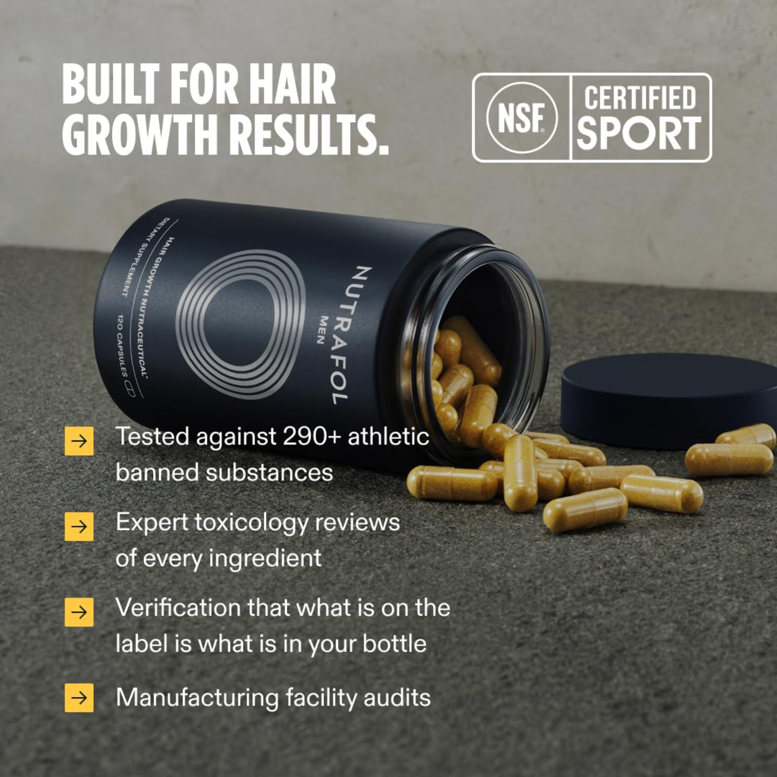 Nutrafol Men's Hair Growth Supplements